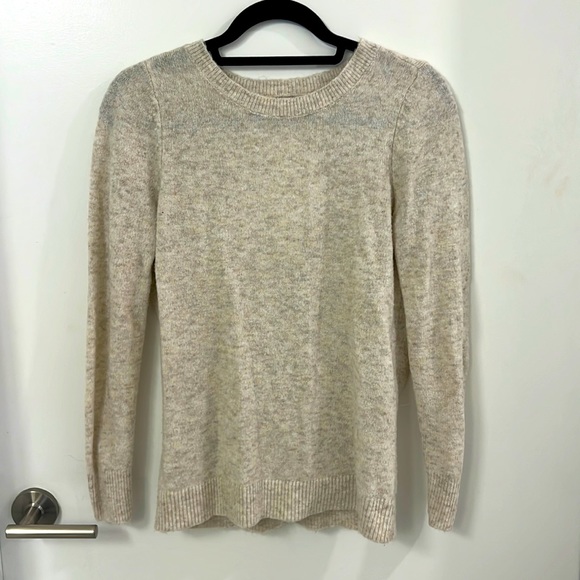 Loft sweater with open back, size small petite. - Picture 1 of 2